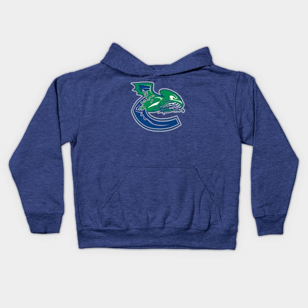 Vanthulhu Kids Hoodie by poopsmoothie